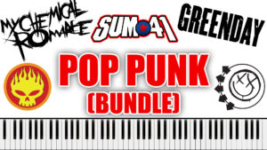 Pop Punk Piano Sheet Bundle (10 songs)