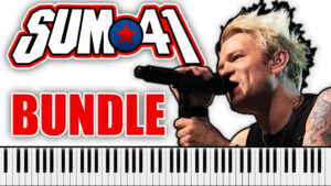 Sum 41 Piano Sheet Bundle (11 songs)